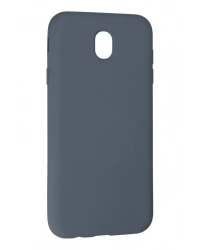 Newface Samsung Galaxy J7 Pro / J730 Kılıf Nano içi Kadife Silikon - Gri