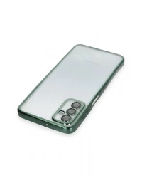 Newface Samsung Galaxy M23 Kılıf Razer Lensli Silikon - Yeşil