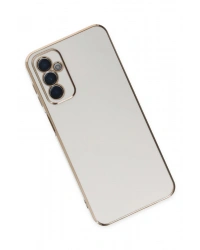 Newface Samsung Galaxy M23 Kılıf Volet Silikon - Beyaz