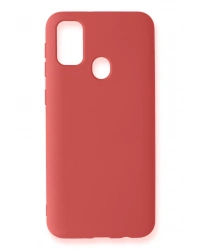 Newface Samsung Galaxy M31 Kılıf Nano içi Kadife Silikon - Kiremit