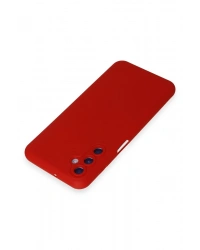 Newface Samsung Galaxy M34 5G Kılıf Nano içi Kadife Silikon - Kırmızı