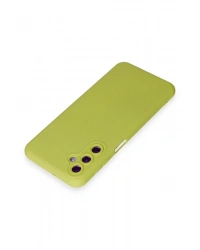 Newface Samsung Galaxy M34 5G Kılıf Nano içi Kadife Silikon - Sarı