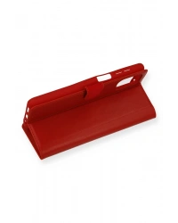 Newface Samsung Galaxy M51 Trend S Plus Kapaklı Kılıf - Kırmızı