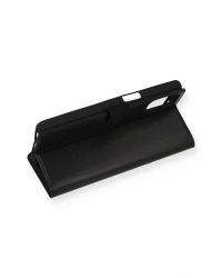 Newface Samsung Galaxy M51 Trend S Plus Kapaklı Kılıf - Siyah