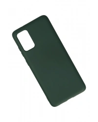 Newface Samsung Galaxy S20 Plus Kılıf Nano içi Kadife Silikon - Koyu Yeşil