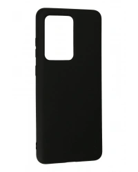 Newface Samsung Galaxy S20 Ultra Kılıf Nano içi Kadife Silikon - Siyah