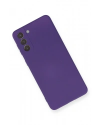 Newface Samsung Galaxy S21 Plus Kılıf Nano içi Kadife Silikon - Mor