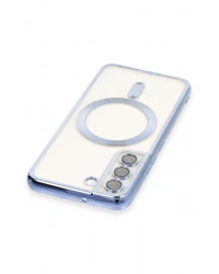 Newface Samsung Galaxy S22 Kılıf Kross Magneticsafe Kapak - Sierra Blue