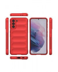 Newface Samsung Galaxy S22 Plus Kılıf Optimum Silikon - Kırmızı