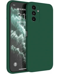 Newface Samsung Galaxy S23 FE Kılıf First Silikon - Koyu Yeşil