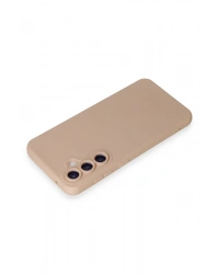 Newface Samsung Galaxy S23 FE Kılıf Nano içi Kadife Silikon - Pudra