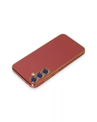 Newface Samsung Galaxy S23 FE Kılıf Volet Silikon - Kırmızı