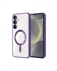 Newface Samsung Galaxy S23 Plus Kılıf Kross Magneticsafe Kapak - Mor