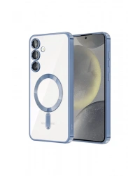 Newface Samsung Galaxy S23 Plus Kılıf Kross Magneticsafe Kapak - Sierra Blue