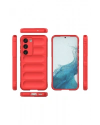 Newface Samsung Galaxy S23 Plus Kılıf Optimum Silikon - Kırmızı