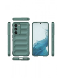 Newface Samsung Galaxy S23 Plus Kılıf Optimum Silikon - Koyu Yeşil