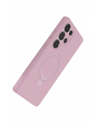 Newface Samsung Galaxy S23 Ultra Regal Magsafe Standlı Kapak - Açık Pembe