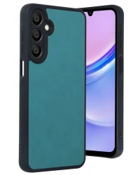 Newface Samsung Galaxy S24 FE Kılıf Aras Deri Kapak - Açık Yeşil