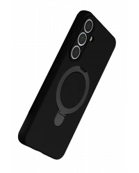 Newface Samsung Galaxy S24 FE Regal Magsafe Standlı Kapak - Siyah