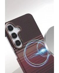 Newface Samsung Galaxy S24 FE Vega Magsafe Kapak - Gri