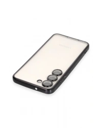 Newface Samsung Galaxy S24 Kılıf Razer Lensli Silikon - Siyah