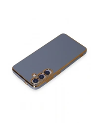 Newface Samsung Galaxy S24 Plus Kılıf Volet Silikon - Mavi