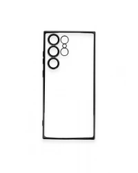 Newface Samsung Galaxy S24 Ultra Kılıf Razer Lensli Silikon - Yeşil