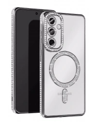 Newface Samsung Galaxy S25 Edge Joke Simli Magneticsafe Kılıf - Gümüş