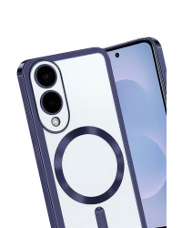 Newface Samsung Galaxy S25 Edge Kross Magneticsafe Kapak - Lacivert