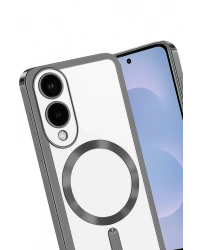 Newface Samsung Galaxy S25 Edge Kross Magneticsafe Kapak - Titan Gri