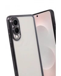 Newface Samsung Galaxy S25 Edge Razer Lensli Silikon - Siyah