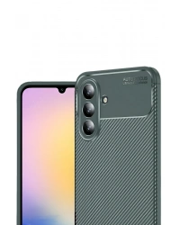 Newface Samsung Galaxy S25 FE Auto Focus Karbon Kapak - Koyu Yeşil