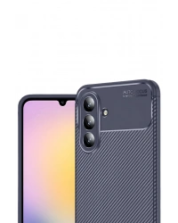 Newface Samsung Galaxy S25 FE Auto Focus Karbon Kapak - Lacivert