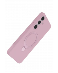 Newface Samsung Galaxy S25 FE Regal Magsafe Standlı Kapak - Açık Pembe