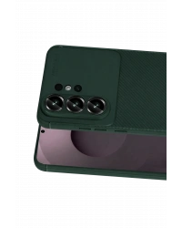 Newface Samsung Galaxy S26 Ultra Auto Focus Karbon Kapak - Koyu Yeşil