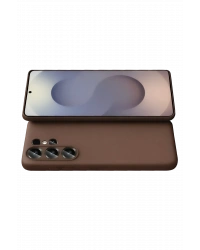 Newface Samsung Galaxy S26 Ultra First Silikon - Kahverengi