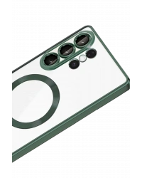 Newface Samsung Galaxy S26 Ultra Kross Magneticsafe Kapak - Koyu Yeşil