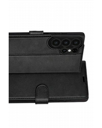 Newface Samsung Galaxy S26 Ultra Trend S Plus Kapaklı Kılıf - Siyah