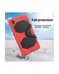 Newface Samsung Galaxy T500 Tab A7 10.4 Kılıf Griffin Tablet Kapak - Kırmızı