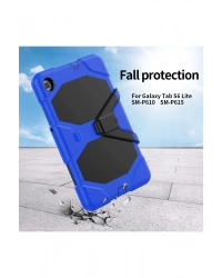 Newface Samsung Galaxy T500 Tab A7 10.4 Kılıf Griffin Tablet Kapak - Mavi