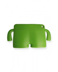 Newface Samsung Galaxy T510 Tab A 10.1 Kılıf Karakter Tablet Silikon - Yeşil