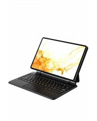 Newface Samsung Galaxy T737 Tab S7 FE 12.4 Kılıf Eternal Ledli Klavyeli Tablet Kılıfı - Siyah