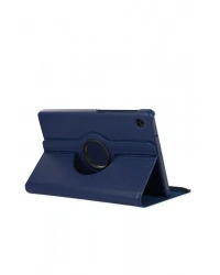 Newface Samsung Galaxy Tab A11 360 Tablet Deri Kılıf - Lacivert