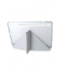 Newface Samsung Galaxy Tab A9 Kılıf Kalemlikli Mars Tablet Kılıfı - Gri