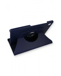 Newface Samsung Galaxy Tab A9 Plus Kılıf 360 Tablet Deri Kılıf - Lacivert