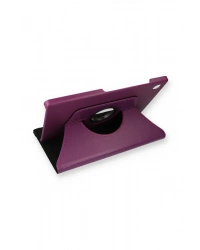 Newface Samsung Galaxy Tab A9 Plus Kılıf 360 Tablet Deri Kılıf - Mürdüm