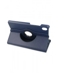 Newface Samsung Galaxy X510 Tab S9 FE 11 Kılıf 360 Tablet Deri Kılıf - Lacivert