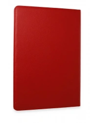 Newface Samsung Galaxy X610 Tab S9 FE Plus 12.4 Kılıf 360 Tablet Deri Kılıf - Kırmızı