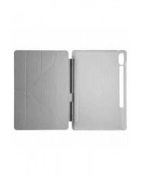 Newface Samsung Galaxy X610 Tab S9 FE Plus 12.4 Kılıf Kalemlikli Mars Tablet Kılıfı - Koyu Gri