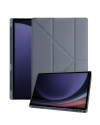 Newface Samsung Galaxy X730 Tab S11 Kalemlikli Mars Tablet Kılıfı - Koyu Gri